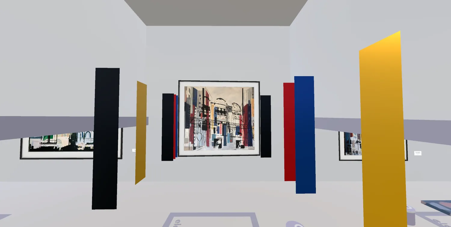 Lebanese digital heritage gallery — immersive virtual room