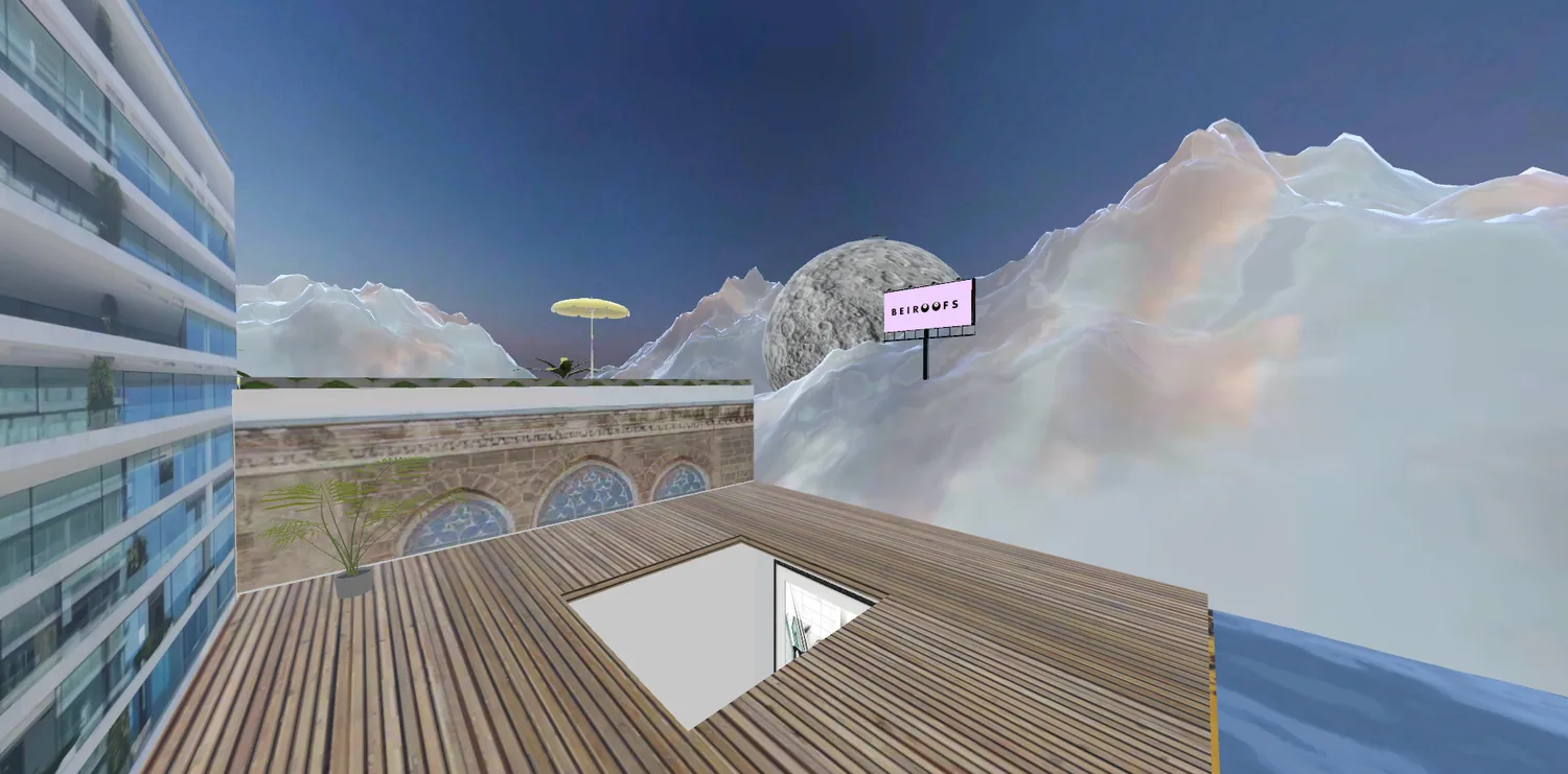 Beiroofs virtual gallery — immersive art space on Spatial.io