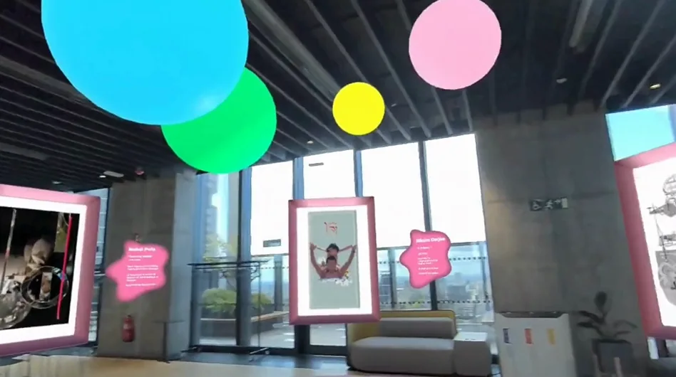 Mixed Reality installation at IE University Humanities Awards ceremony