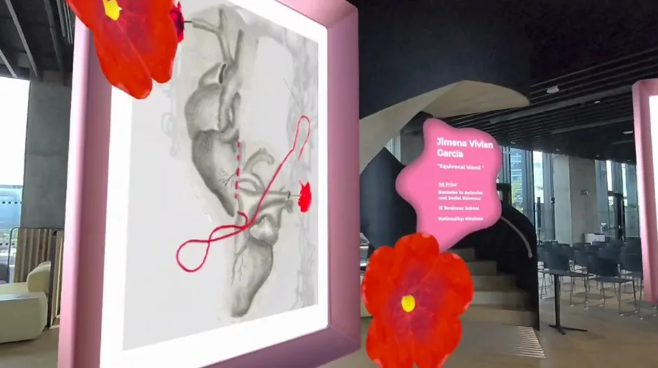 2D artwork transforming into 3D animation through Mixed Reality
