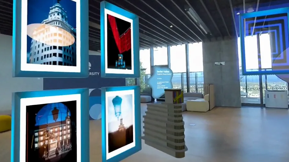 Interactive Mixed Reality artwork at IE Foundation Prizes ceremony